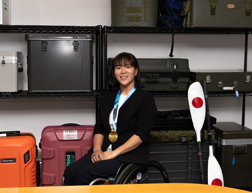 パラカヌー代表瀬立モニカ選手