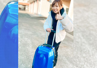 下田紗弥加選手をサポート中