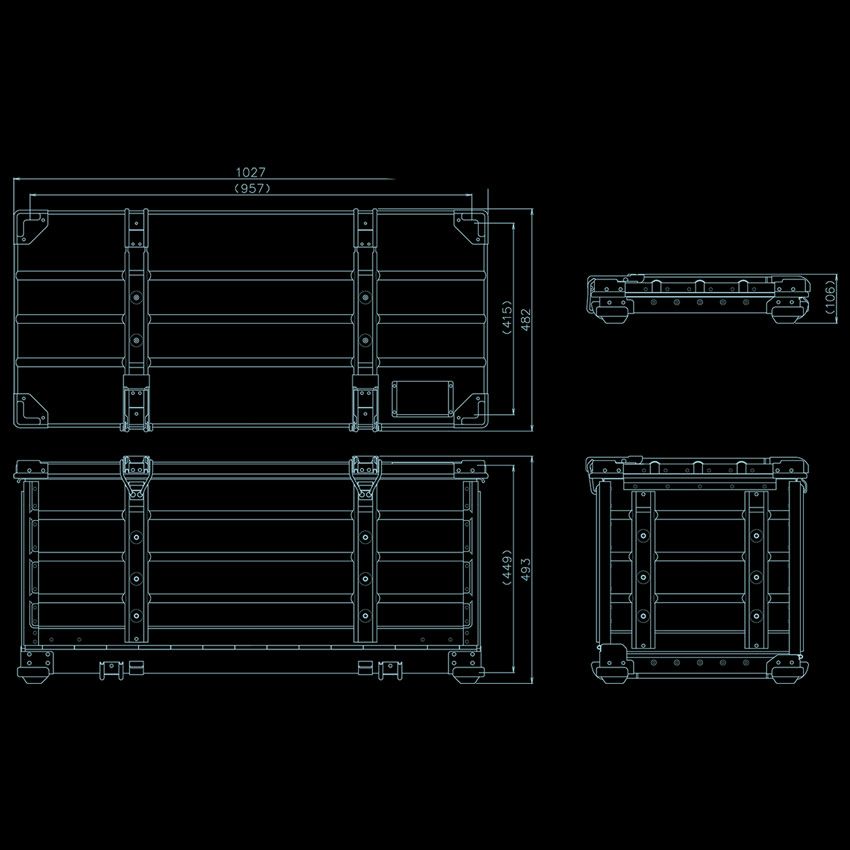 折りたたみ式アルミコンテナAFC-178